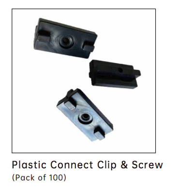 iCladd Plastic Connect Clip & Screw (Pack Of 100)